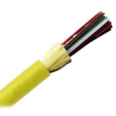 GJFJH کابل فیبر نوری داخلی Tight Buffer 2 4 12 24 هسته SM MM OM1 OM2 برای شبکه سازی