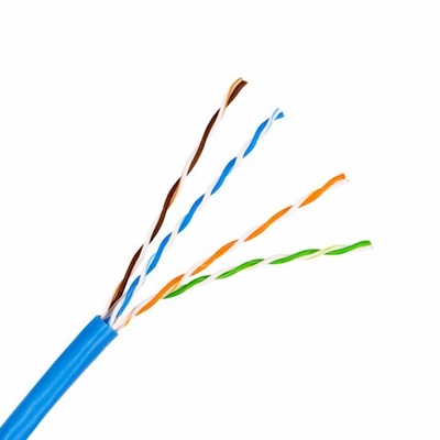 CAT5E CAT6 کابل شبکه UTP 24AWG هادی مس برای انتقال داده از پورت های اترنت