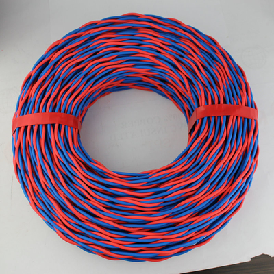 RVS سیم الکتریکی 2X1.5 ضد آتش PVC عایق مس پیچیده برای شبکه