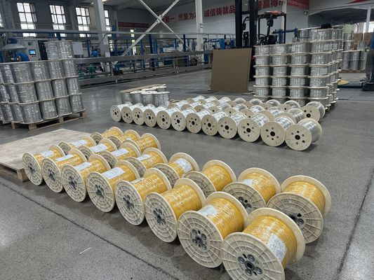 کابل فیبر نوری داخلی EBOCOM GJFJV GJFJH 2-24 رشته‌ای سینگل مود G652D توزیع ارتباطی